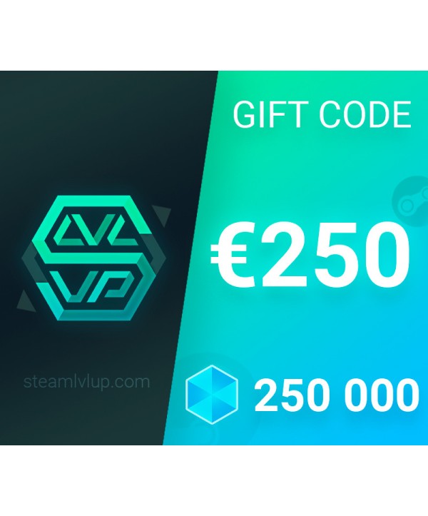 SteamlvlUP €250 Gift Code Key GLOBAL